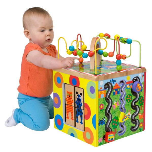 Activity Cube – Wood